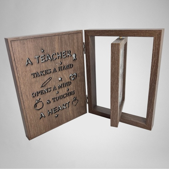 EYITUPC Light Up Teacher Gift Frame – Holds 2 4x6 Photos - Picture 3 of 8